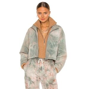 John Elliott Silk Nylon Cropped Jacket XS - Asteroid